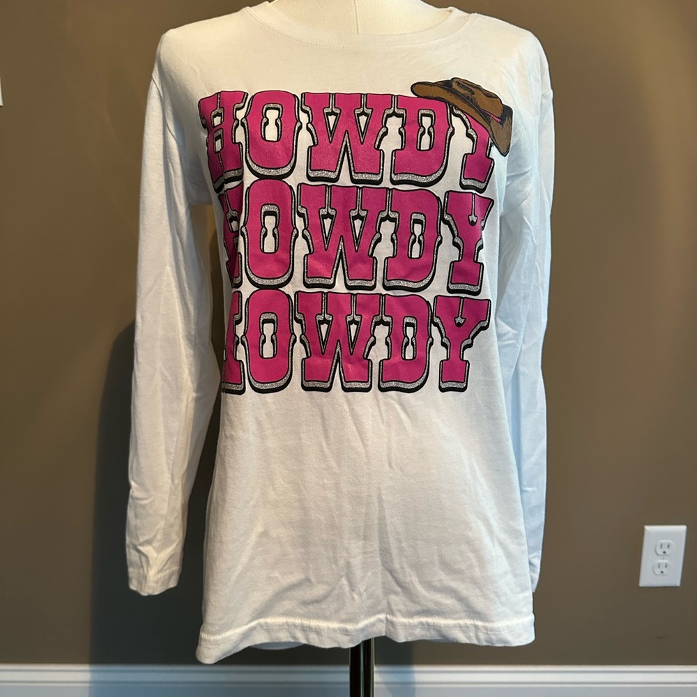 Lost Creek Outfitters HOWDY HOWDY HOWDY Graphic Long Sleeve Shirt Size S